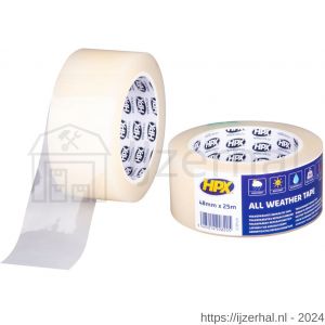 HPX All Weather Tape reparatietape water- en weerbestendig transparant 48 mm x 25 m - L51700217 - afbeelding 1