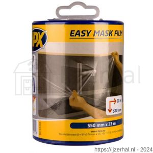 HPX Easy Mask Film afplak crepepapier 550 mm x 33 m met dispenser - L51700274 - afbeelding 1