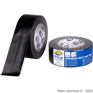 HPX Duct tape 1900 reparatie water- en weerbestendig zwart 48 mm x 50 m - L51700303 - afbeelding 1