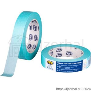 HPX Masking 4900 Extra strong afplaktape lichtblauw 25 mm x 50 m - L51700034 - afbeelding 1