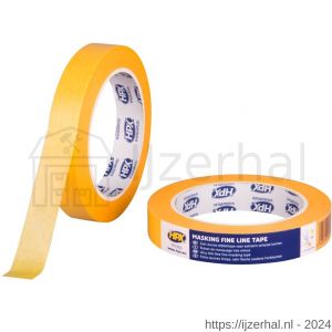 HPX Masking 4400 Fine Line afplaktape oranje 18 mm x 50 m - L51700025 - afbeelding 1