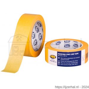 HPX Masking 4400 Fine Line afplaktape oranje 36 mm x 50 m - L51700027 - afbeelding 1