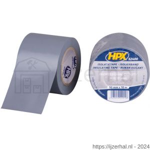 HPX PVC isolatietape grijs 50 mm x 10 m - L51700104 - afbeelding 1