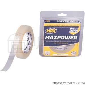 HPX Max Power montage bevestigingstape transparant 19 mm x 5 m - L51700134 - afbeelding 1