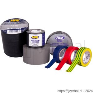 HPX PVC isolatietape zwart 19 mm x 10 m - L51700076 - afbeelding 2