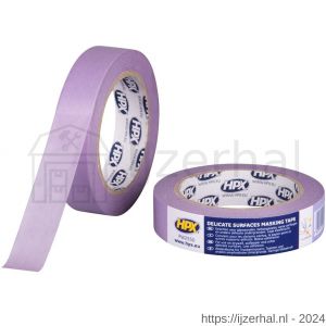 HPX Masking 4800 Delicate Surfaces afplaktape paars 24 mm x 50 m - L51700031 - afbeelding 1