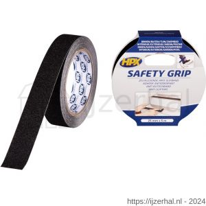 HPX anti-slip tape zwart 25 mm x 5 m - L51700253 - afbeelding 1