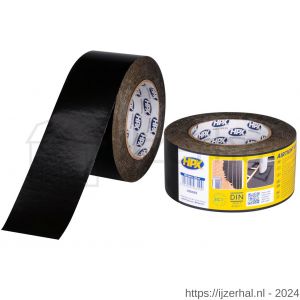 HPX Airtight UV-bestendige PE polyethyleen tape zwart 60 mm x 25 m - L51700210 - afbeelding 1