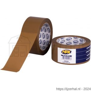 HPX verpakkingstape PP bruin 50 mm x 66 m - L51700263 - afbeelding 1