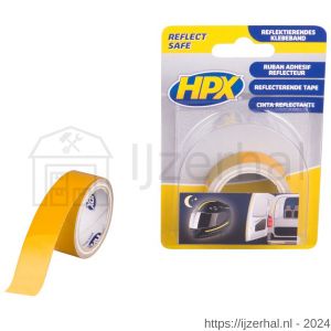 HPX Reflecterend markeringstape geel 19 mm x 1,5 m - L51700040 - afbeelding 1