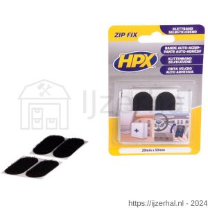 HPX Zip Fix klittenband pads 20 mm x 50mm - L51700121 - afbeelding 1