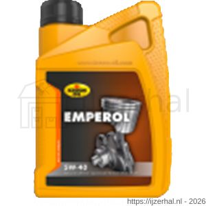 Kroon Oil Emperol 5W-40 synthetische motorolie Synthetic Multigrades passenger car 1 L flacon - L21500374 - afbeelding 1