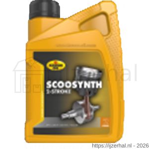 Kroon Oil Scoosynth tweetakt scooterolie 1 L flacon - L21500540 - afbeelding 1