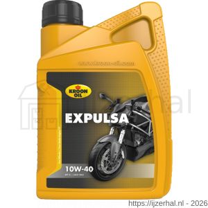 Kroon Oil Expulsa 10W-40 viertakt motorfiets olie 1 L flacon - L21500514 - afbeelding 1
