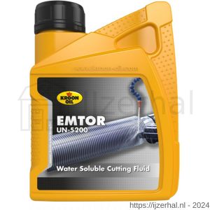 Kroon Oil Emtor UN-5200 koelsmeermiddel emulgeerbare metaalbewerkings olie 0,5 L flacon - L21501227 - afbeelding 1