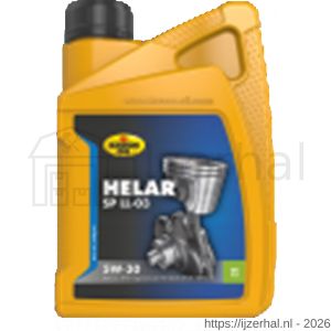 Kroon Oil Helar SP 5W-30 LL-03 synthetische motorolie Synthetic Multigrades passenger car 1 L flacon - L21500429 - afbeelding 1