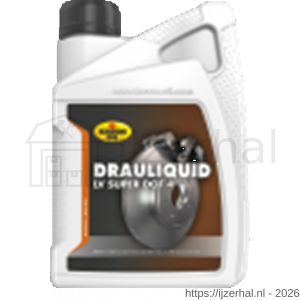 Kroon Oil Drauliquid-LV Super DOT 4 remvloeistof 1 L flacon - L21500106 - afbeelding 1