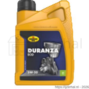 Kroon Oil Duranza ECO 5W-20 synthetische motorolie Synthetic Multigrades passenger car 1 L flacon - L21500353 - afbeelding 1
