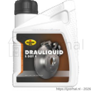 Kroon Oil Drauliquid-S DOT 4 remvloeistof 500 ml flacon - L21500111 - afbeelding 1