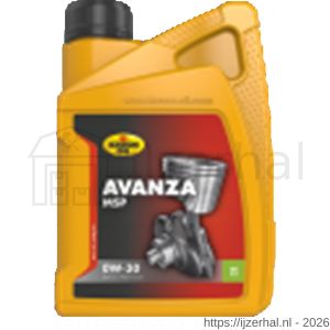 Kroon Oil Avanza MSP 0W-30 synthetische motorolie Synthetic Multigrades passenger car 1 L flacon - L21500318 - afbeelding 1