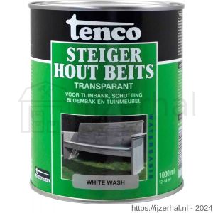 Tenco Steigerhoutbeits dekkend White Wash 1 L blik - L40710206 - afbeelding 1