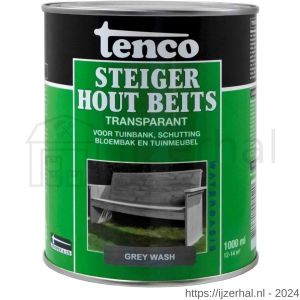 Tenco Steigerhoutbeits dekkend Grey Wash 1 L blik - L40710208 - afbeelding 1