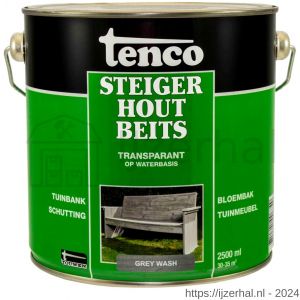 Tenco Steigerhoutbeits dekkend Grey Wash 2,5 L blik - L40710209 - afbeelding 1