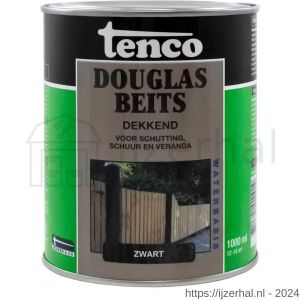 Tenco Douglasbeits dekkend zwart 1 L blik - L40710398 - afbeelding 1