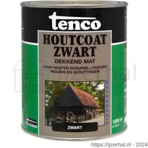 Tenco Houtcoat houtcoating dekkend waterbasis mat 1 L blik - L40710372 - afbeelding 1