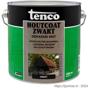 Tenco Houtcoat houtcoating dekkend waterbasis mat 2,5 L blik - L40710373 - afbeelding 1