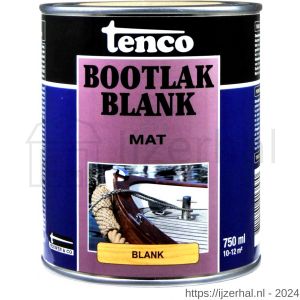 Tenco Bootlak blank mat 0,75 L blik - L40710447 - afbeelding 1