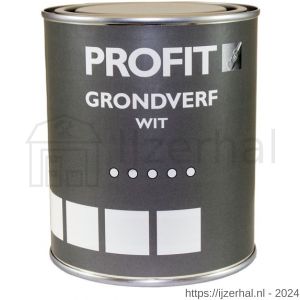 Profit Grondverf wit 0,75 L blik - L40710103 - afbeelding 1