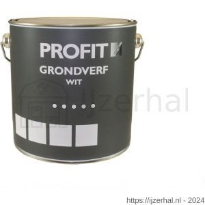 Profit Grondverf wit 2,5 L blik - L40710104 - afbeelding 1