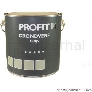 Profit Grondverf grijs 2.5 L blik - L40710101 - afbeelding 1