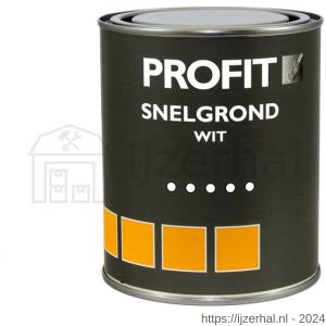 Profit Snelgrond sneldrogende grondverf wit 0.75 L blik - L40710106 - afbeelding 1