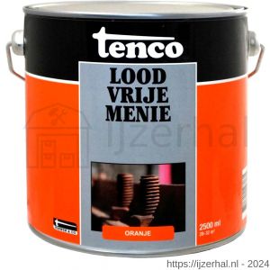 Tenco Loodvrije menie grondverf oranje 2,5 L blik - L40710080 - afbeelding 1