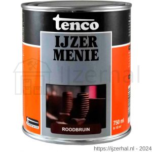 Tenco IJzermenie grondverf roodbruin 0,75 L blik - L40710085 - afbeelding 1