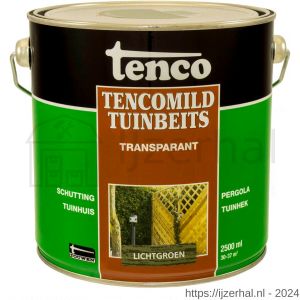 TencoMild tuinbeits transparant lichtgroen 2,5 L blik - L40710291 - afbeelding 1