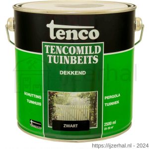 TencoMild houtbeschermingsbeits dekkend zwart 2,5 L blik - L40710282 - afbeelding 1