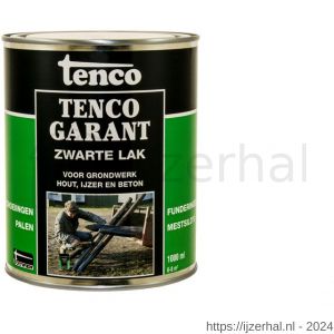 TencoGarant lak teervrij zwart 1 L blik - L40710197 - afbeelding 1