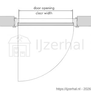Ellen valdorpel accessoires Ellen Matic Elegance cassette RVS 100 cm - L51010314 - afbeelding 5