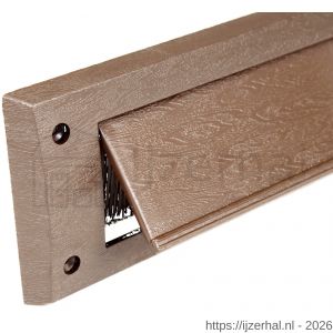 Ellen brievenbusafsluiter tochtklep Letter Plate Basic Lid bruin - L51010421 - afbeelding 1