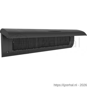 Ellen brievenbusafsluiter tochtklep Letter Plate Lid aluminium zwart - L51010419 - afbeelding 1