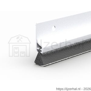 Ellen dorpelprofiel met borstel kunststof Deco wit 100 cm - L51010357 - afbeelding 1