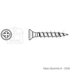 Ellen profiel schroef 2.6x16 mm set 55 stuks - L51010423 - afbeelding 2