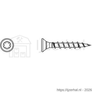 Ellen profiel schroef 2.6x16 mm set 55 stuks - L51010423 - afbeelding 3