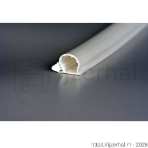 Ellen inbouwprofiel tochtband siliconen zelfklevend Weatherstrip Silicon wit 6 m - L51010412 - afbeelding 1
