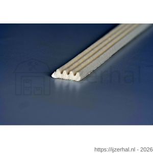 Ellen inbouwprofiel tochtband kunststof zelfklevend Weatherstrip Small kleine kier wit 7.5 m - L51010403 - afbeelding 2