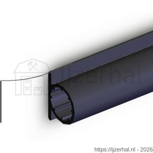 Ellen inbouwprofiel tochtband siliconen zelfklevend Weatherstrip Silicon wit 6 m - L51010412 - afbeelding 5