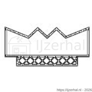 Ellen inbouwprofiel tochtband kunststof zelfklevend Weatherstrip Small kleine kier wit 7.5 m - L51010403 - afbeelding 3